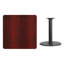 Plateau de table stratifié carré Jack avec base à hauteur de table-1984142530-1984142539