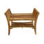 Banc de douche Keakbiel EcoDecors, contemporain en teck avec poignées en finition-179680812-179680813