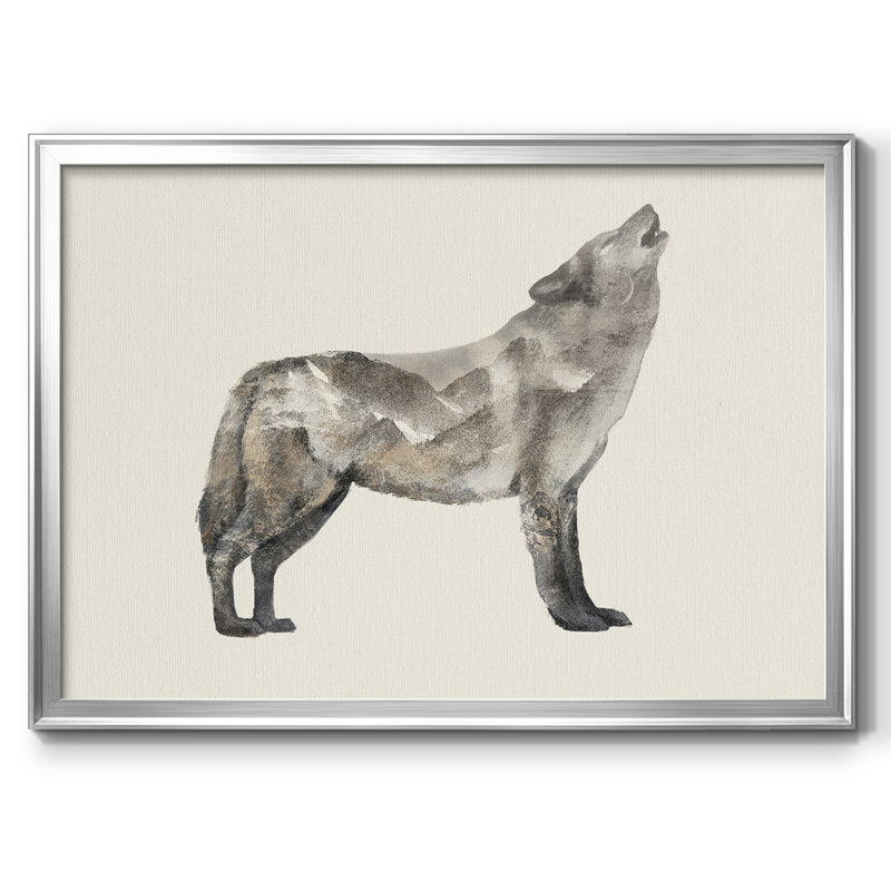 The Wilderness V, reproduction d'art sur toile, Argent, H 30 po x l 44 po x P 1,5 po