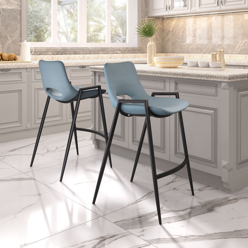 Tabouret de comptoir et de bar, Gold, Beige/Gold, Bar Stool (29.3" Seat Height)