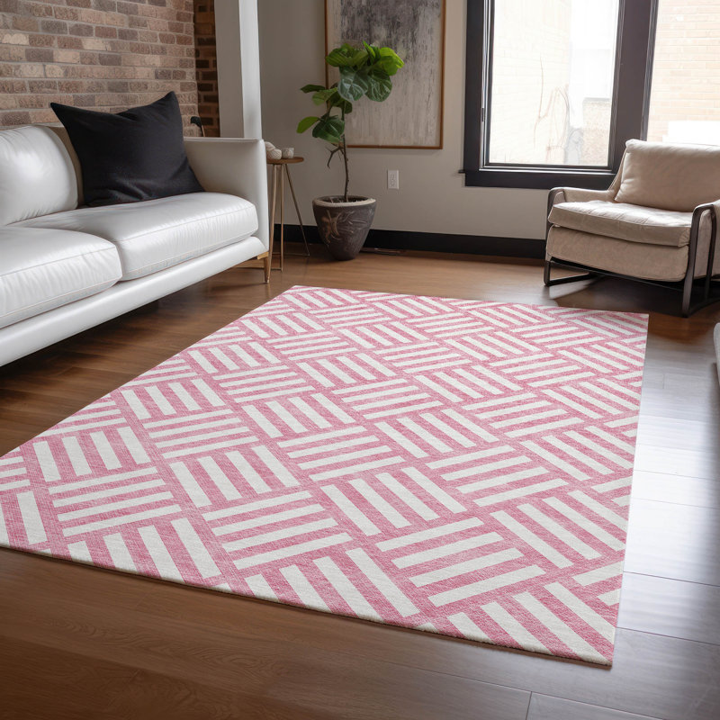Tapis d'entrée / extérieur antidérapant Kinslee, Rectangle 5 pi x 7 pi 6 po