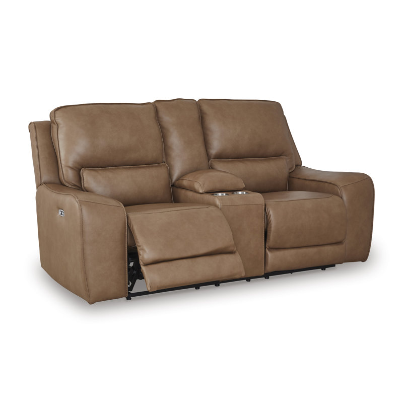 Causeuse inclinable électrique avec console