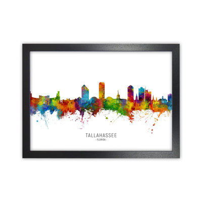 Tallahassee Florida Skyline by Michael Tompsett - Print