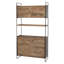 Howlett 190cm H x 99cm W Solid Wood Standard Bookcase