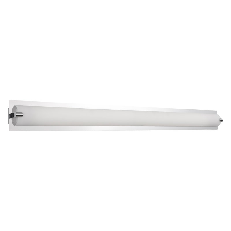 Lighthouse 1 - Light LED Bath Bar, Brushed Nickel