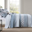 Ensembles de courtepointe 100% coton 98 po x 106 po DDUOXIN - 1 courtepointe avec 2 taies décoratives-117794879-117794878