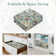 Vintage Machine Washable Bedroom Rug, Non-Slip Non-Shedding Low-Pile Dining Room Rug, Soft Rug for Living Room