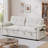 Pull-Out Sleeper Sofa, Convertible Fabric Sofa Bed With Tufted Cushions, Easy Assembly, Space-Saving Design-119966324