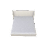 Chloe Upholstered Wingback Bed