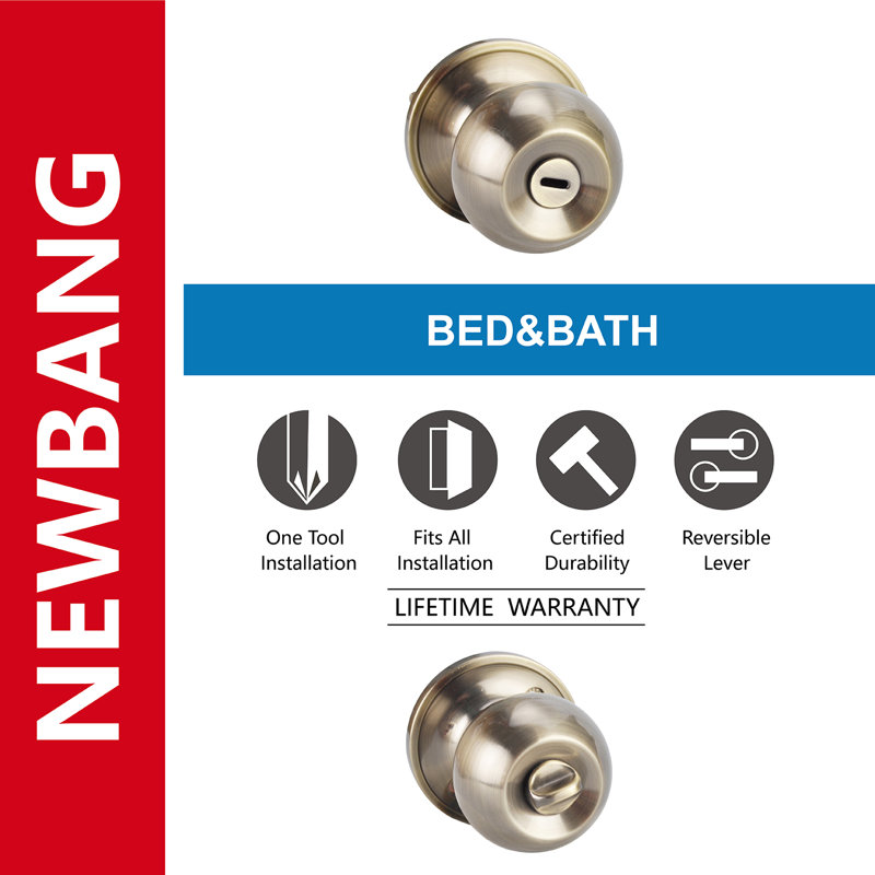 2.24'' Diameter Privacy (Bed & Bath) Brass
