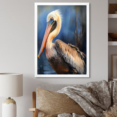 Majestic Pelican II - Pelican Canvas Wall Art