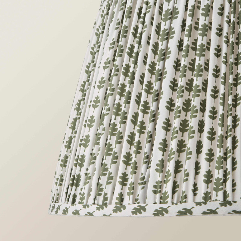Tavontae Blended Fabric Dome Lamp Shade ( Slip-On ), 25cm H x 45cm W x 45cm D, Green