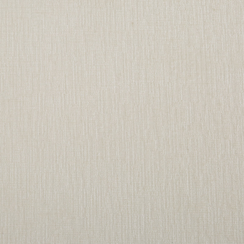 Chaises de salle à manger rembourrées Mathel, 2, Polyester blanc / cadre brun foncé
