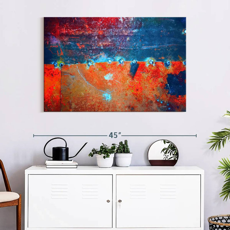 Avery Rust Abstract, 26" H x 39" W