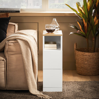 20cm W Manufactured Wood Bedside Table
