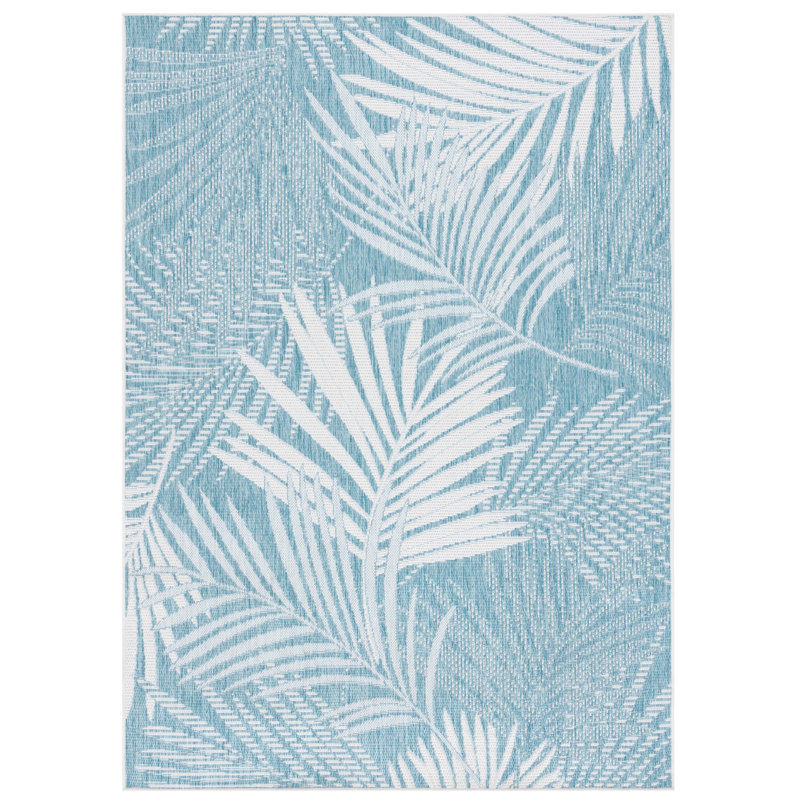 Beach House Performance Floral Indoor/Outdoor Area Rug, Rectangle 4' x 6'