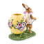 Pansy Party Bunny And Cart Centerpiece
