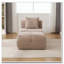 Ensemble de fauteuil d'appoint sans accoudoirs avec repose-pieds-1106868487