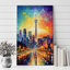 La tour du CN, Toronto, Ontario, Canada V2 - peinture sur toile tendue-88069203