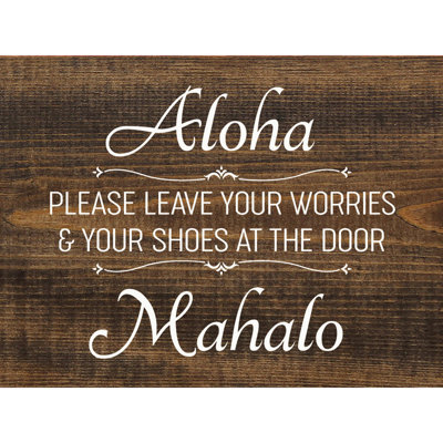 Aloha - Veuillez laisser vos soucis et vos chaussures à la porte - Mahalo (maison de campagne)