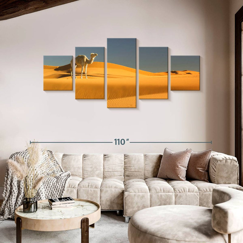 Sahara Desert Camel, 42" H x 92" W