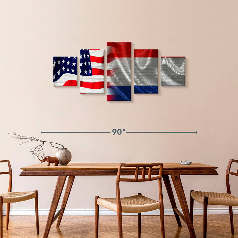 USA And Dutch Vernice, H 34 po x l 74 po