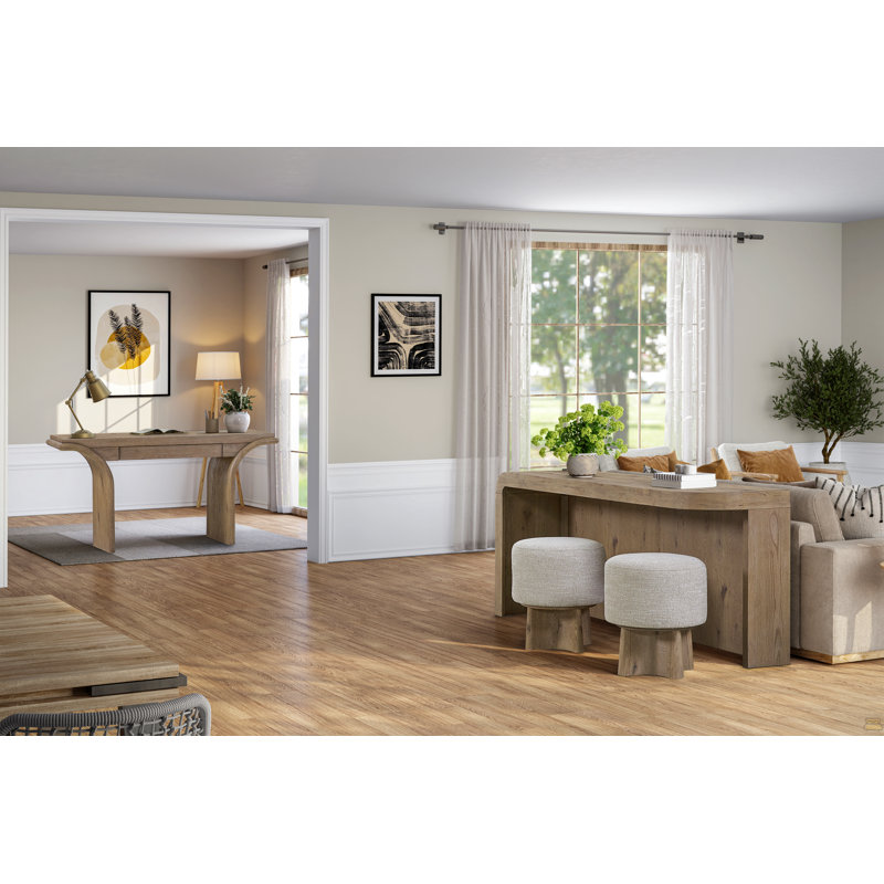Banc de divertissement avec tabourets English Knotty Oak