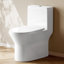Toilette une pièce pour la salle de bain, toilette moderne à double chasse 1,1 / 1,6 GPpf (avec siège à fermeture en douceur)