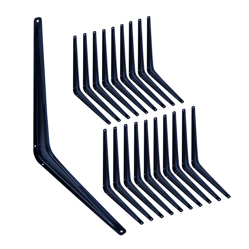 SUPPORT NOIR LOURD - 20PK, H 11 po x l 1,75 po x P 13 po