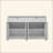 Modern Wave-Pattern Sideboard Cabinet With 2 Drawers And 4 Doors, 3-Level Adjustable Shelves, Aluminum Arc Handles, Scandinavian Style, 3 Colors, Suitable For Entryway, Living Room, Foyer