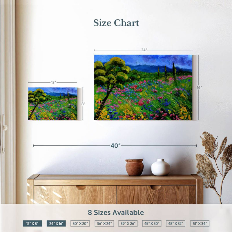 Alvord Windy Tuscany Garden Field, H 16 po x l 24 po