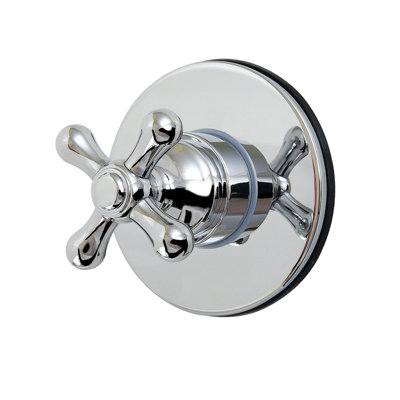 Kingston Brass Restoration Single-Handle Wall Mount Six-Way Diverter Valve with Trim Kit