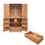 Armoire 72 "à 6 portes Farmhouse avec tringle et tablettes pour chambre à coucher 72"-485638237