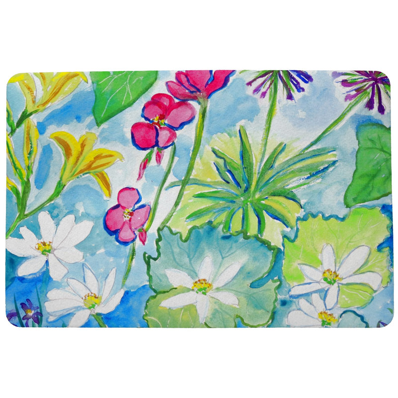 Tapis d'entrée antidérapant Sisto, Rectangle 2 pi 6 po x 4 pi 2 po