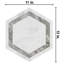 BioTech 11" x 13" Porcelain Marble Look Wall & Floor Tile-1233361472