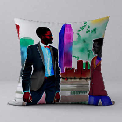 Reversible Throw Pillow