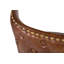 111.76cm H Tufted Upholstered Side Chair in Brown