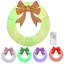Décoration de couronne lumineuse avec DEL bicolore, couronne de Noël avec minuterie quotidienne, télécommande-137256937