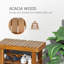 Solid Wood Storage Bench