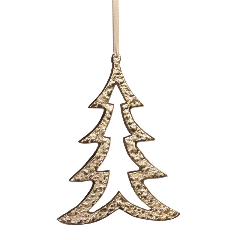 Ornement en forme d’arbre de Noël, Or