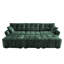 Canapé modulaire 3 places avec 3 repose-pieds et coussins-924617911