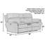 Hudson Yards 86'' Upholstered Reclining Loveseat