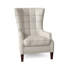 Gallin Leather Tufted Wingback Chair-1889499001-1889498999