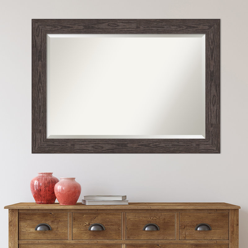Miroir mural Swallow, 30 po x 42 po, Noir vieilli