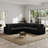 Ovaish 95.4'' Upholstered Sofa, Cloud Sofa, L Shaped Sectional Sofa Couch Modular Sofa for Living Room Office Apartment-534886793-512207445