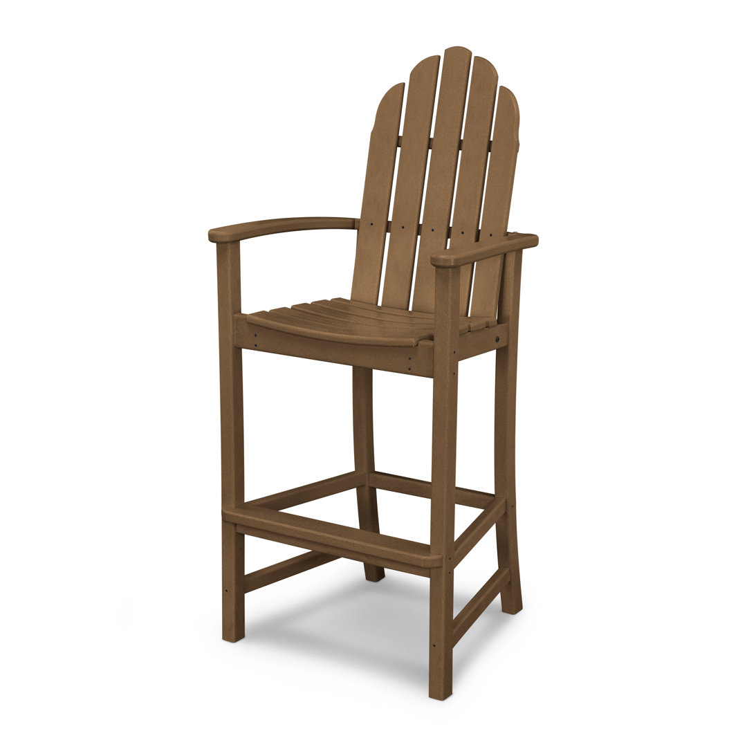 POLYWOOD Classic Adirondack Bar Chair POLYWOOD® Frame 