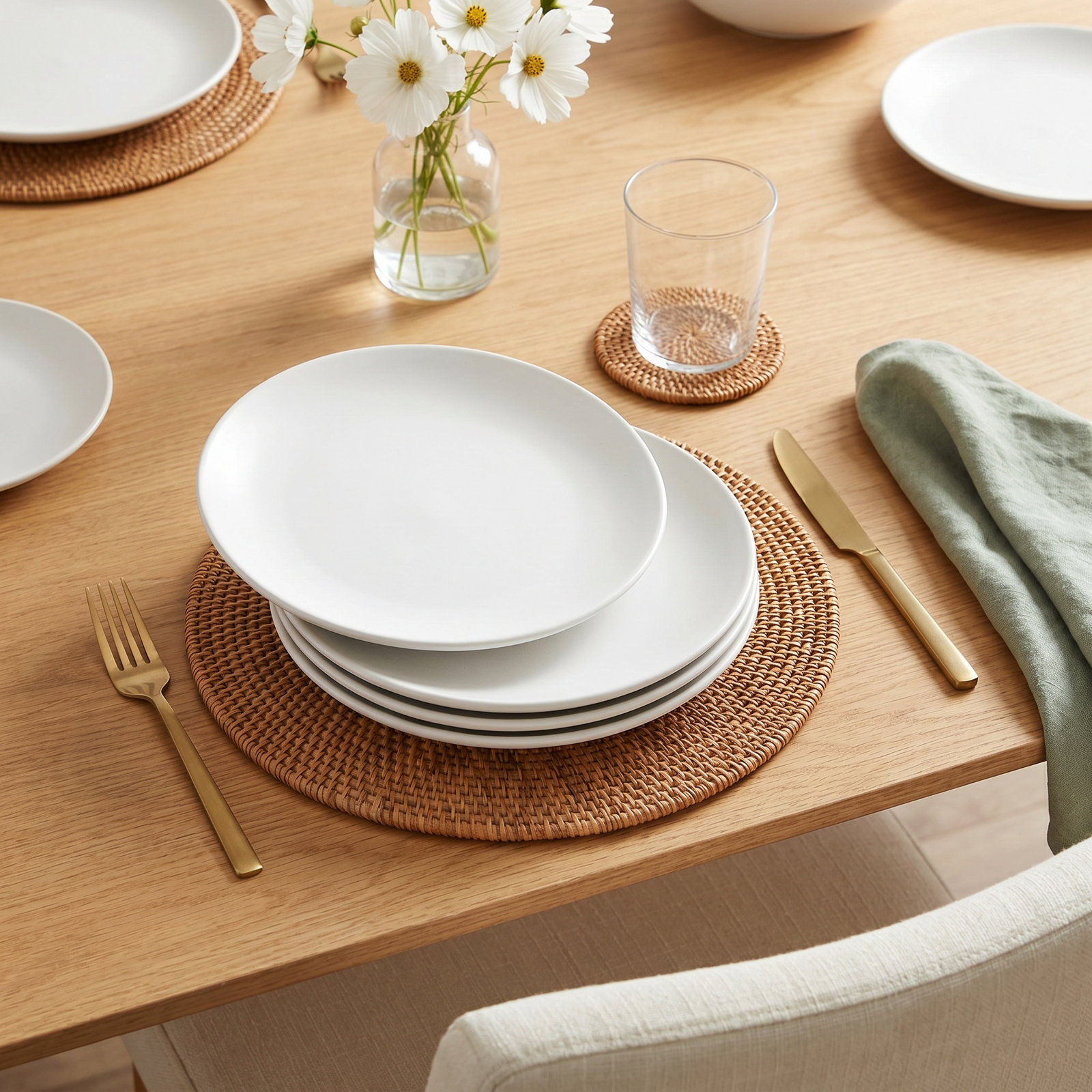 Coupe 6" Appetizer Plate, White