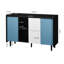 Buffet moderne avec buffet, porte, 2 tiroirs et 2 rangements ouverts-2100460187-2089164833