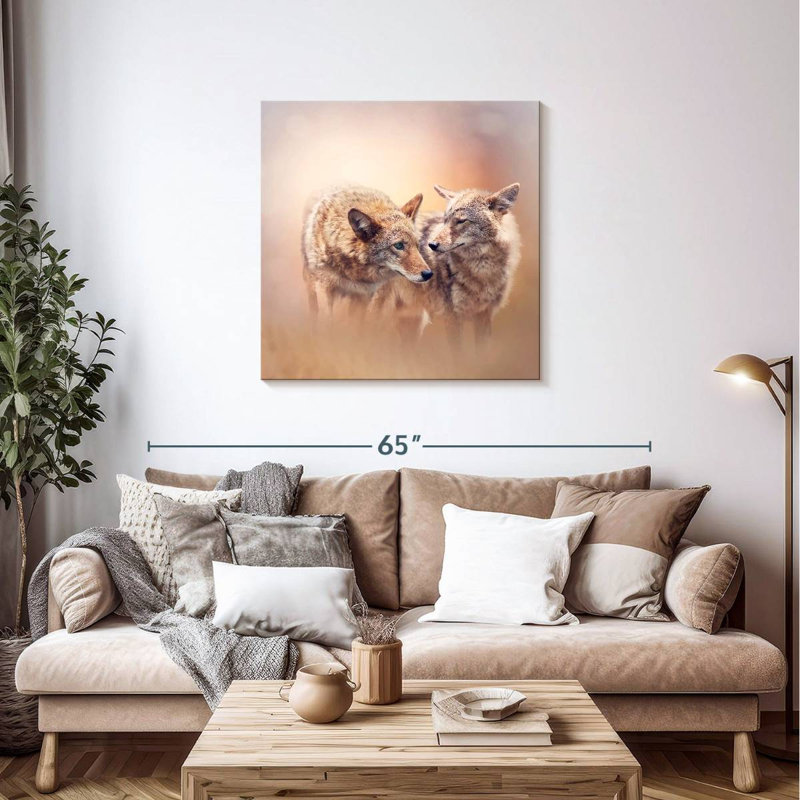 Crowle Dreamy Coyotes, 36" H x 36" W