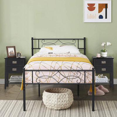 Miramontes 3 Piece Steel Bedroom Set